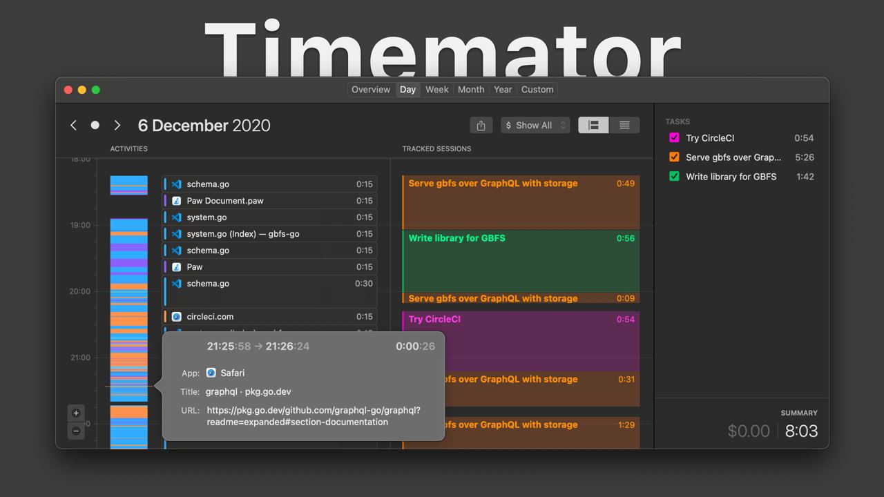 Timemator download the last version for android